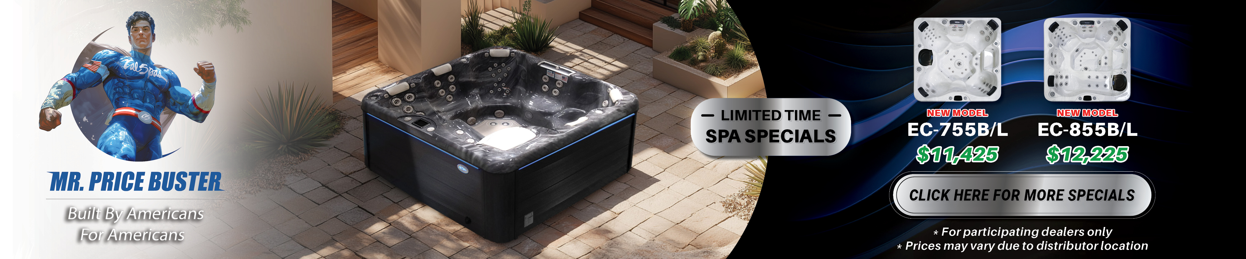 Calspas hot tub being used in a family setting - Lafayette